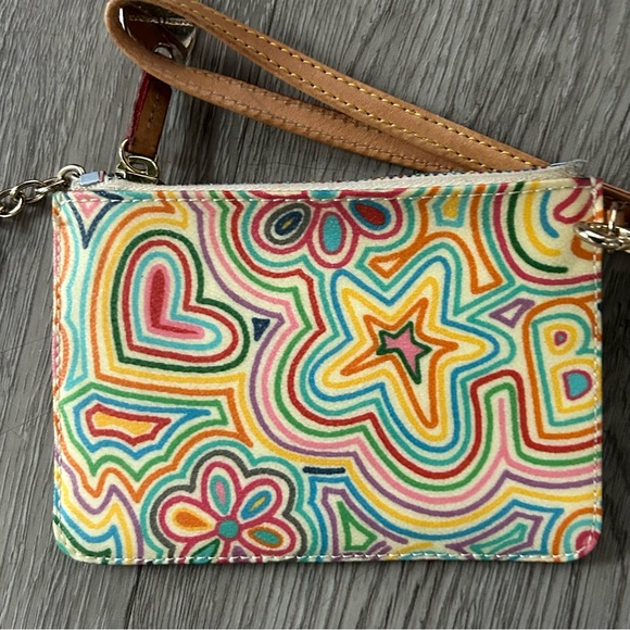 Dooney & Bourke Graffiti Wristlet - Picture 2 of 6